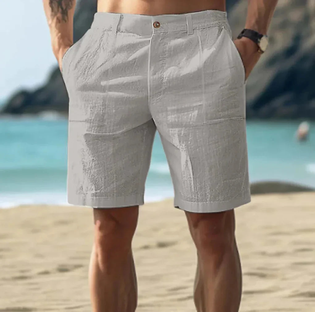 Emeja | Heren Linnen Shorts met Touwtjes