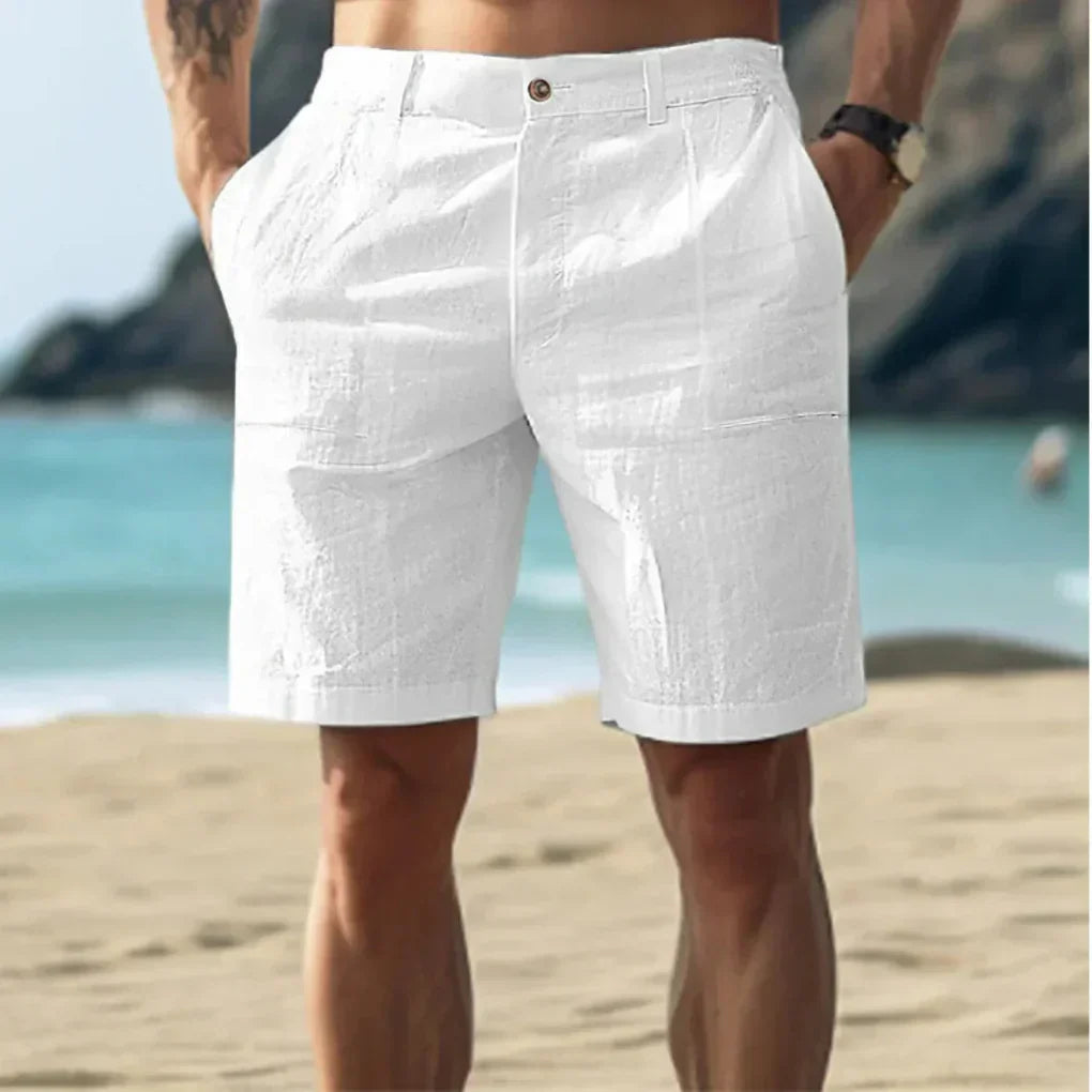 Emeja | Heren Linnen Shorts met Touwtjes