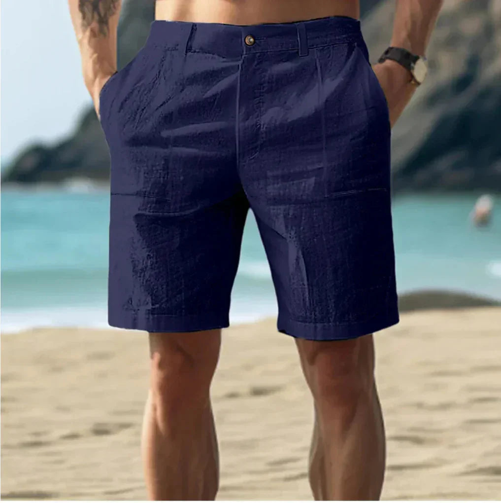 Emeja | Heren Linnen Shorts met Touwtjes