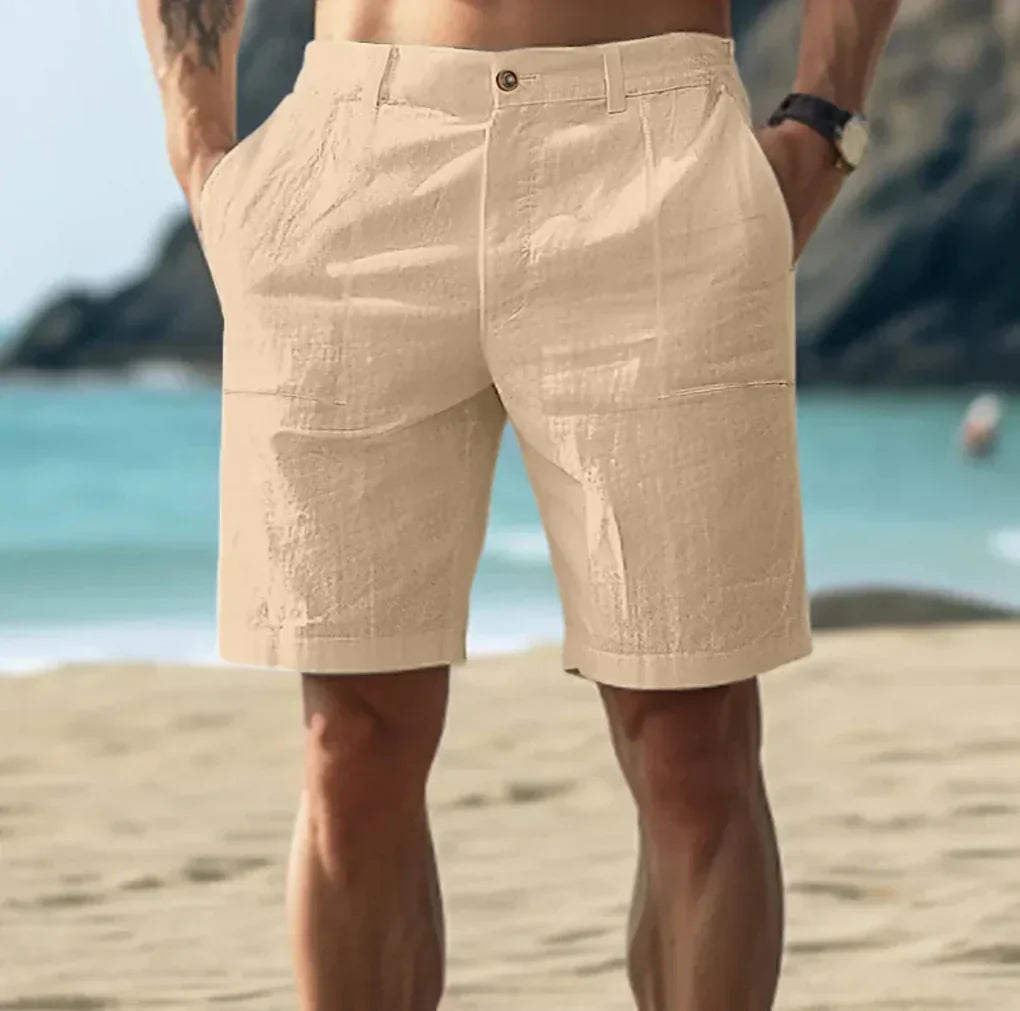 Emeja | Heren Linnen Shorts met Touwtjes
