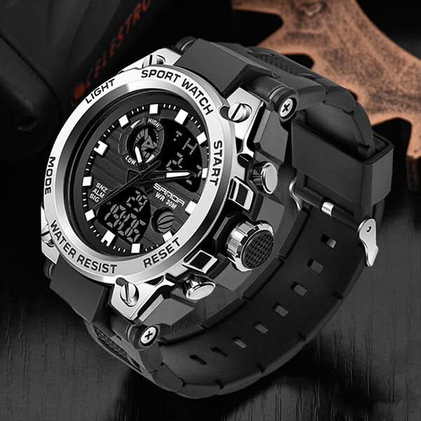 Emeja | Heren Militaire Horloge met Analoge Digitale Weergave en Kenmerken