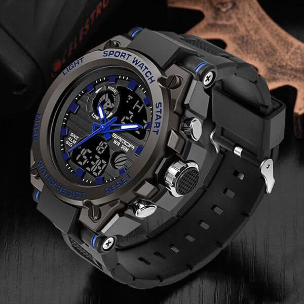 Emeja | Heren Militaire Horloge met Analoge Digitale Weergave en Kenmerken