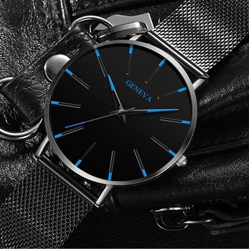 Emeja | Heren Minimalistische Mesh Band Horloge