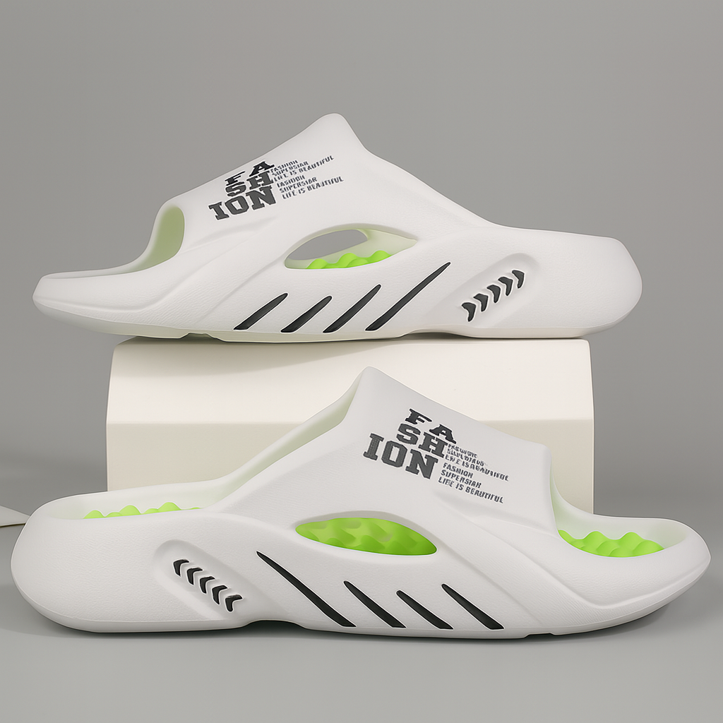 Emeja | Heren Orthopedische Slippers met Grafische Print