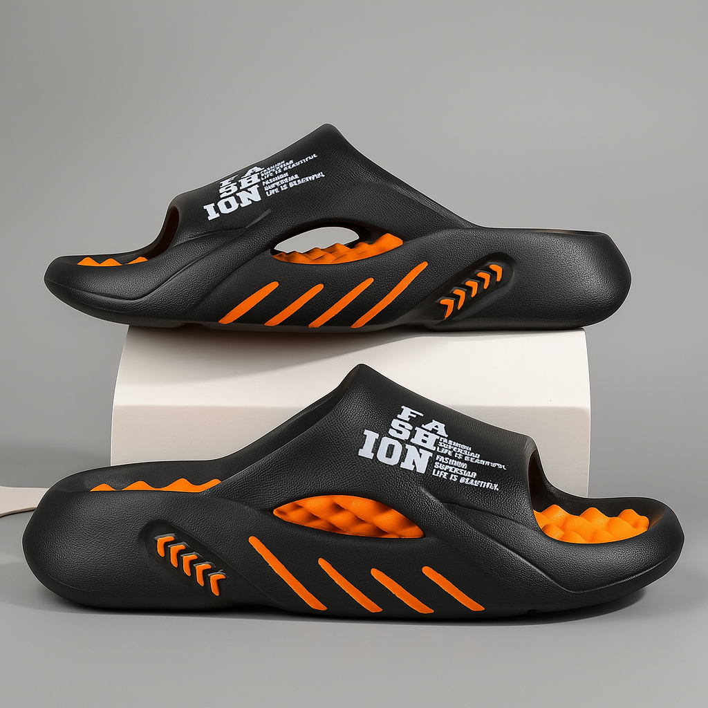 Emeja | Heren Orthopedische Slippers met Grafische Print