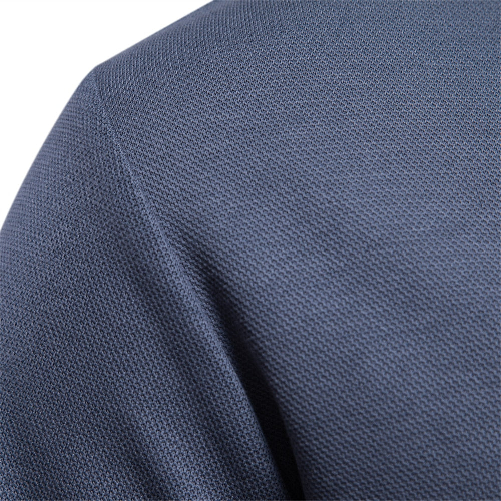 Emeja | Heren Poloshirt met Lange Mouwen en Kraag