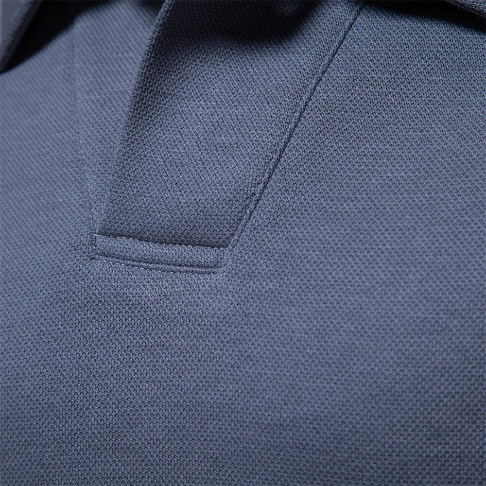 Emeja | Heren Poloshirt met Lange Mouwen en Kraag