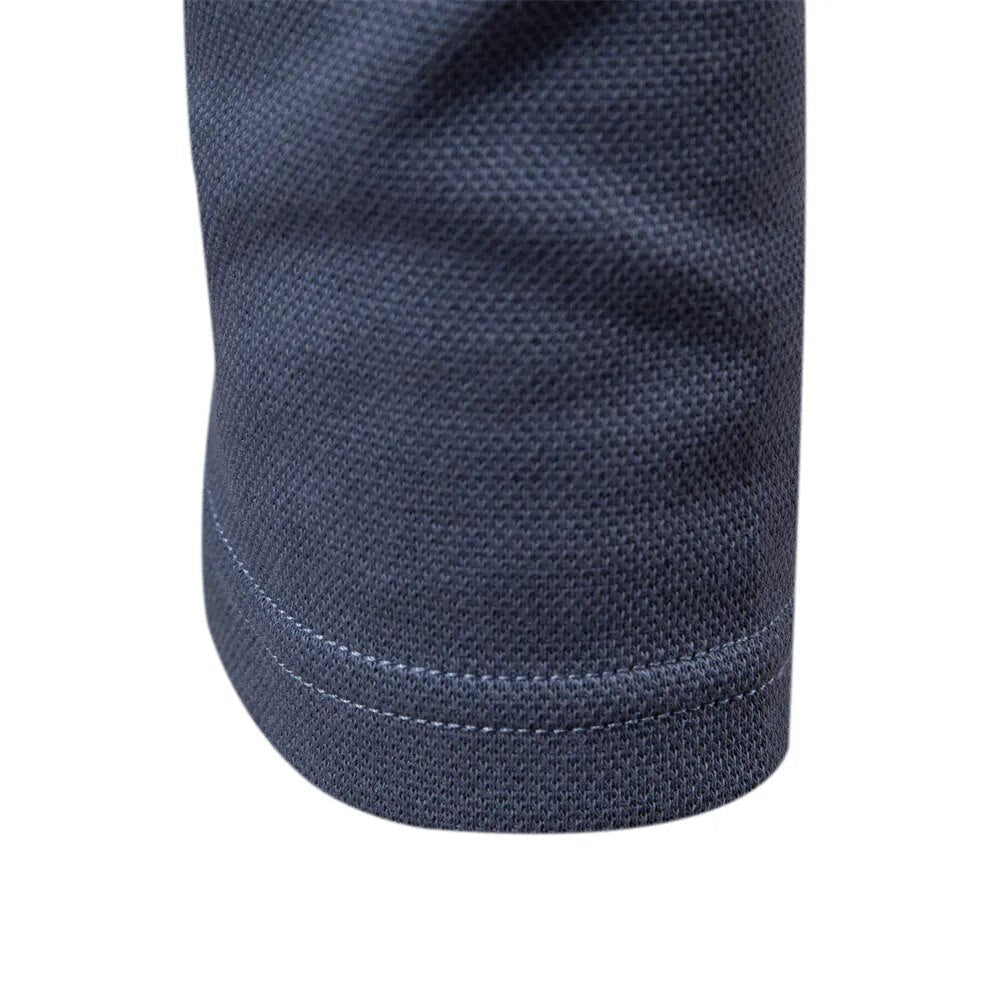 Emeja | Heren Poloshirt met Lange Mouwen en Kraag