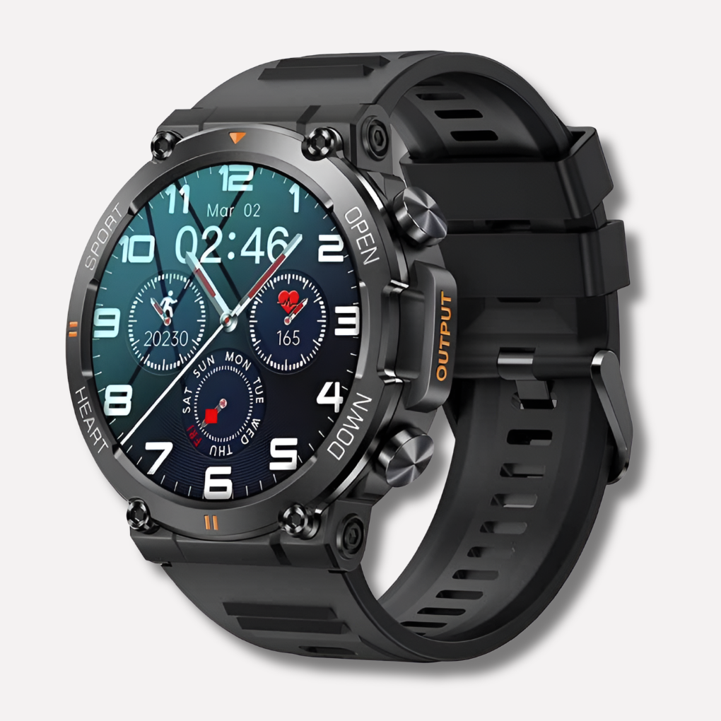 Emeja | Heren Robuuste Outdoor Smartwatch