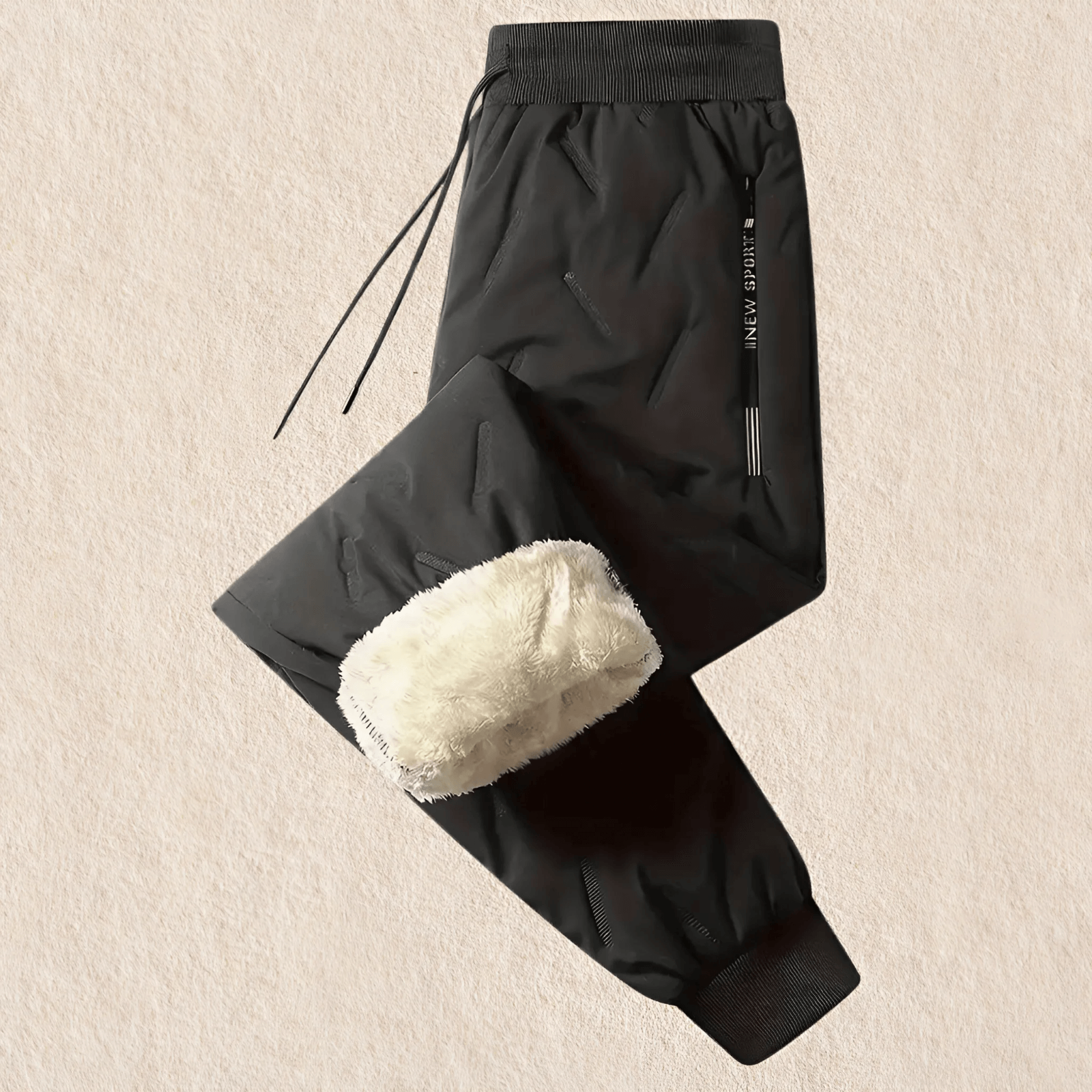 Emeja | Heren Thermische Winter Joggingbroeken met Gequilte Patroon