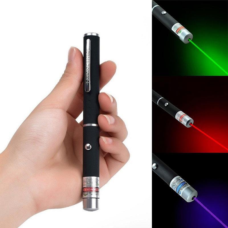 Emeja | Hoge Vermogen Laserpointer met Meerdere Kleuren – Rood, Groen, Blauw-Paars