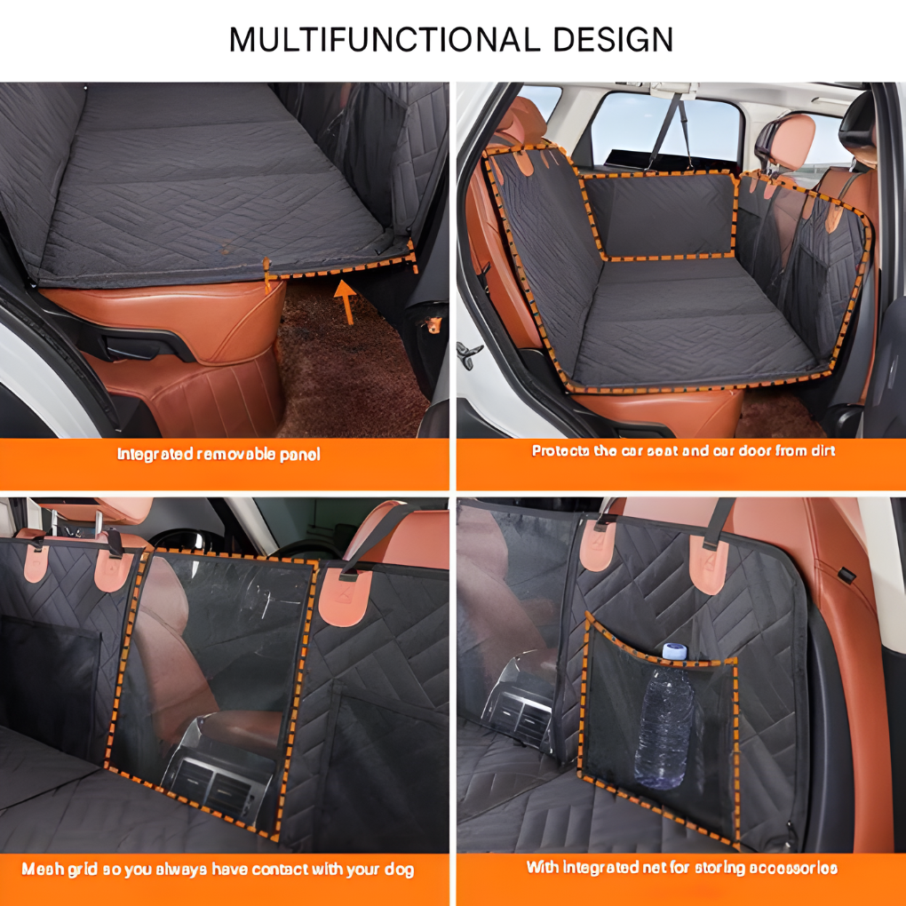 Emeja | Hond Autostoel Verlengstuk met Gequilt Ontwerp