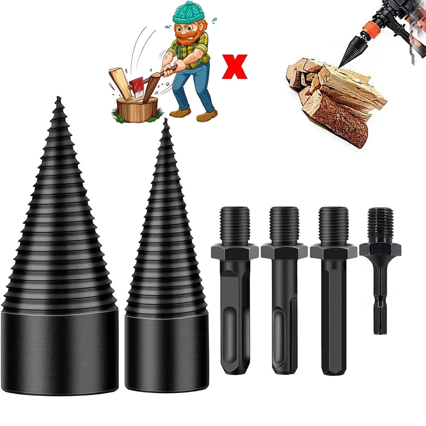 Emeja | Houtboor Bit Set – Splits hout gemakkelijk met de accuboormachine