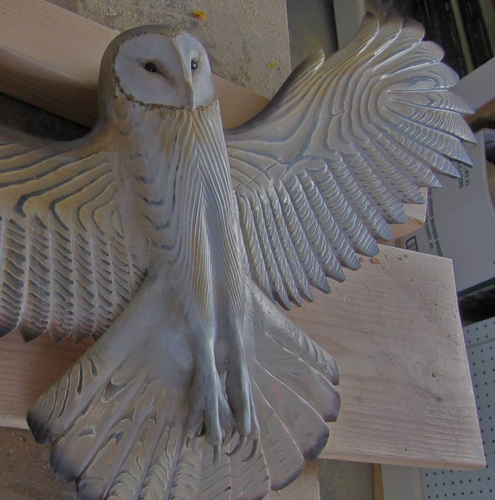 Emeja | Houten Wanddecoratie – Uil “Majestueus”