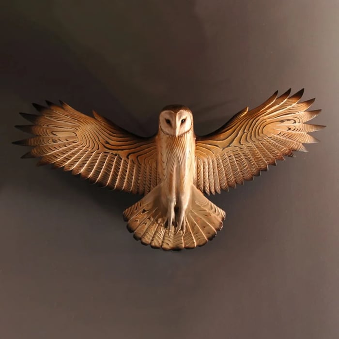Emeja | Houten Wanddecoratie – Uil “Majestueus”