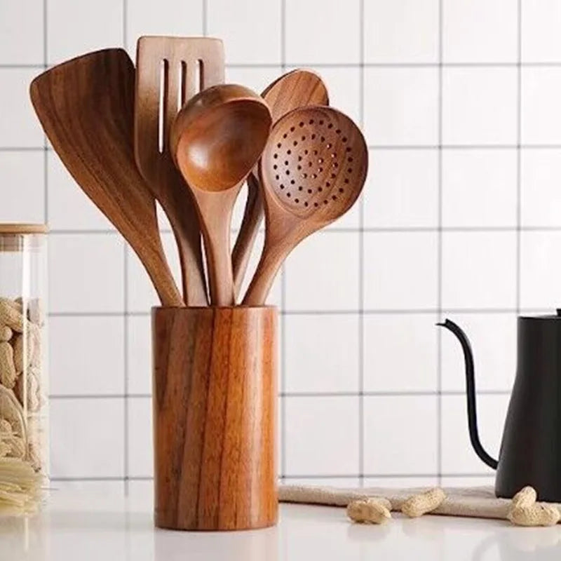 Emeja | Keuken Set Gemaakt van Natuurlijk Teakhout