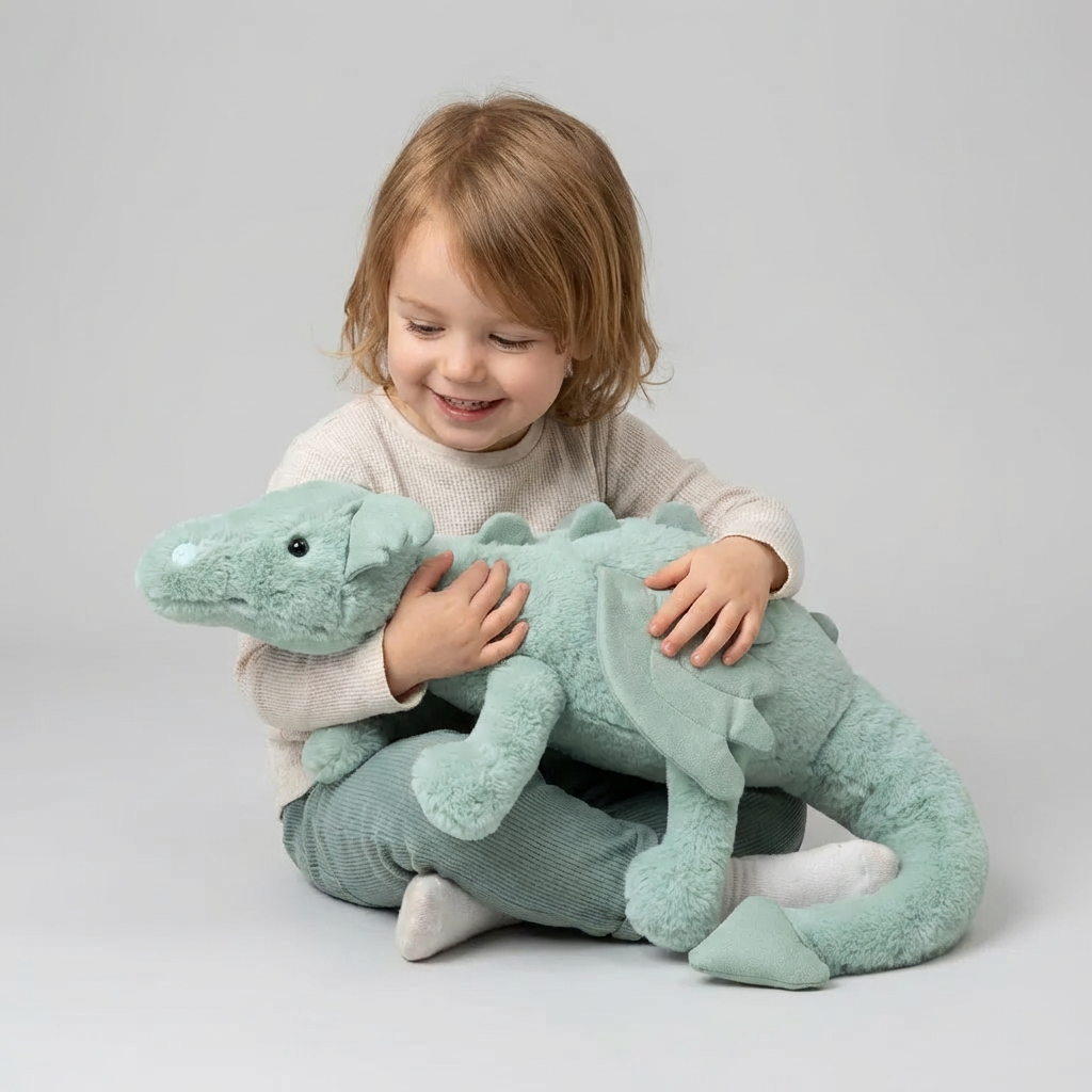 Emeja | Kinderdraken Pluche Speelgoed met Vleugels