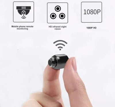 Emeja | Kleine WiFi Beveiligings Spion Camera UK Nachtzicht Bewaking Nanny Cam