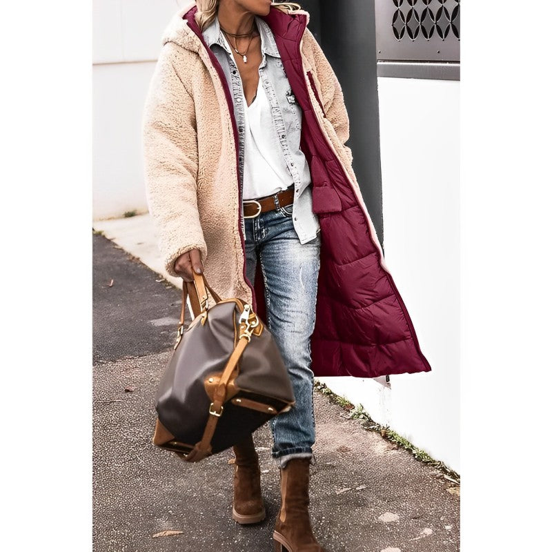 Emeja Langer Comfortabele Jas voor Dames