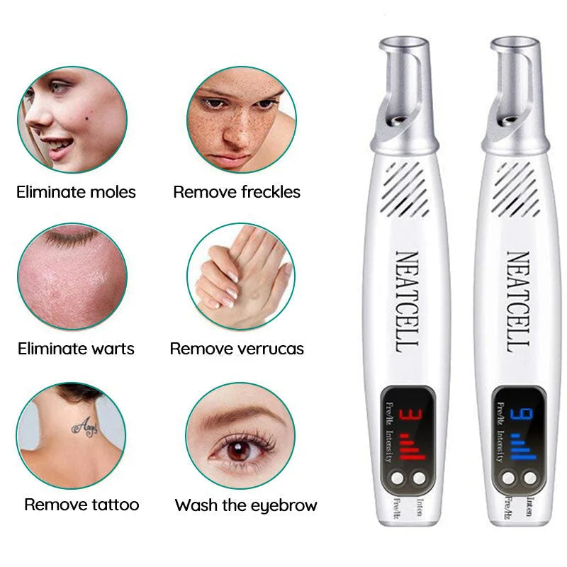 Emeja | Laser Verwijder Pen | Laser Tattoo Verwijdering Rood & Blauw