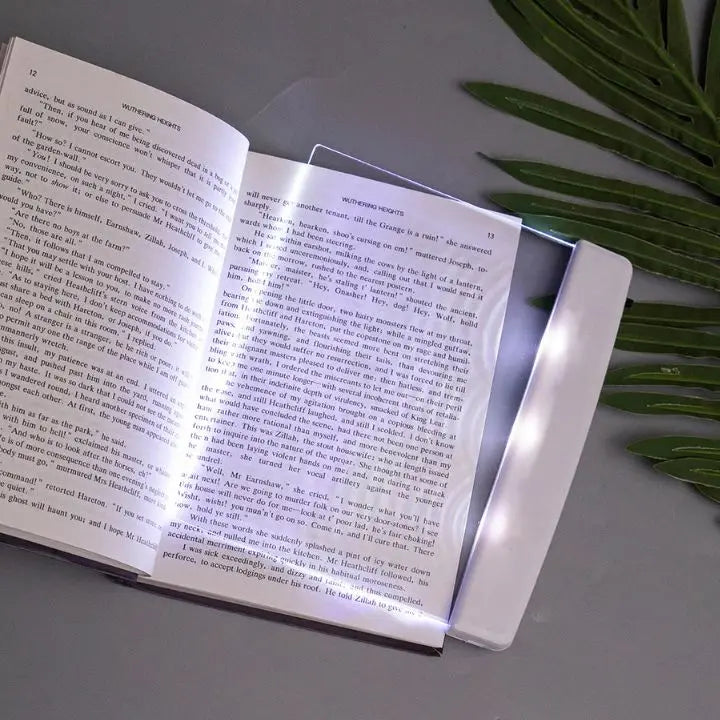 Emeja | LED Leeslamp Vlak Paneel – Nachtlamp met 2 Helderheidsniveaus & Oogbescherming