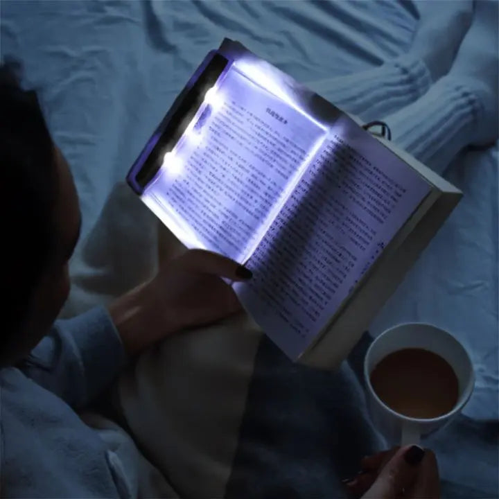 Emeja | LED Leeslamp Vlak Paneel – Nachtlamp met 2 Helderheidsniveaus & Oogbescherming