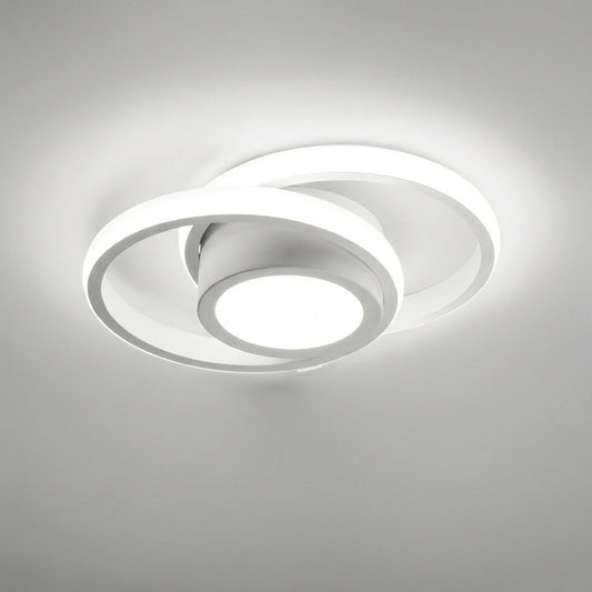 Emeja | LED Plafondlamp met Dubbele Ring Ontwerp