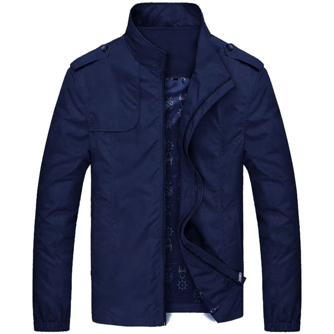 Emeja | Lichtgewicht Harrington Jacket voor Mannen met Opstaande Kraag
