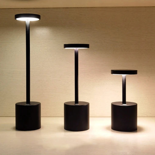 Emeja | LumaLite Oplaadbare LED Tafellamp | Draadloos | Dimbaar | Modern Ontwerp voor Restaurants en Thuis