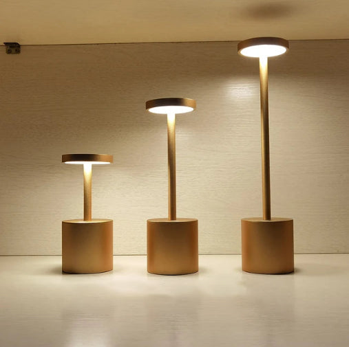 Emeja | LumaLite Oplaadbare LED Tafellamp | Draadloos | Dimbaar | Modern Ontwerp voor Restaurants en Thuis