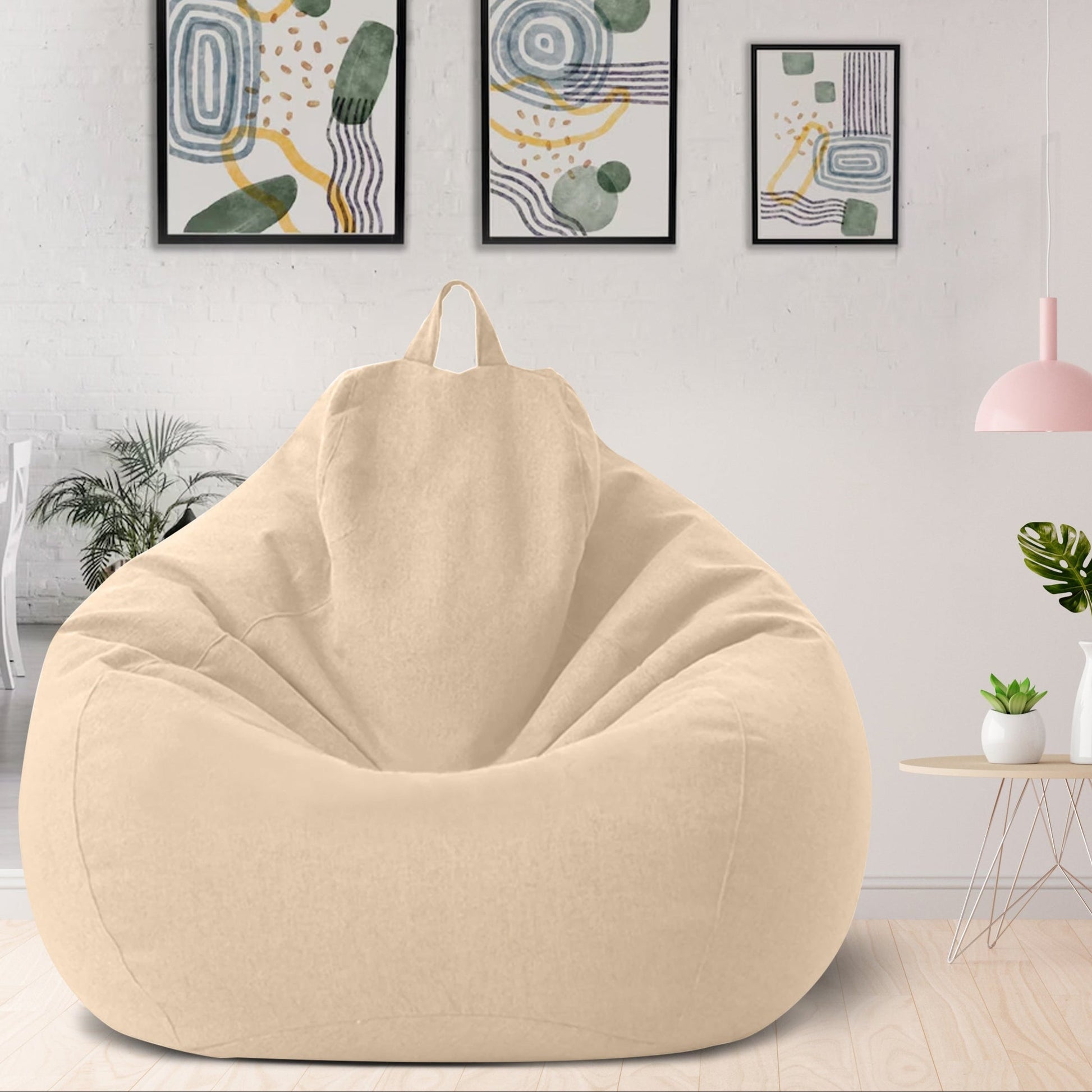 Emeja | Luxe Linnen Zitzak – Ergonomisch & Stijlvol Comfortabel Zitten