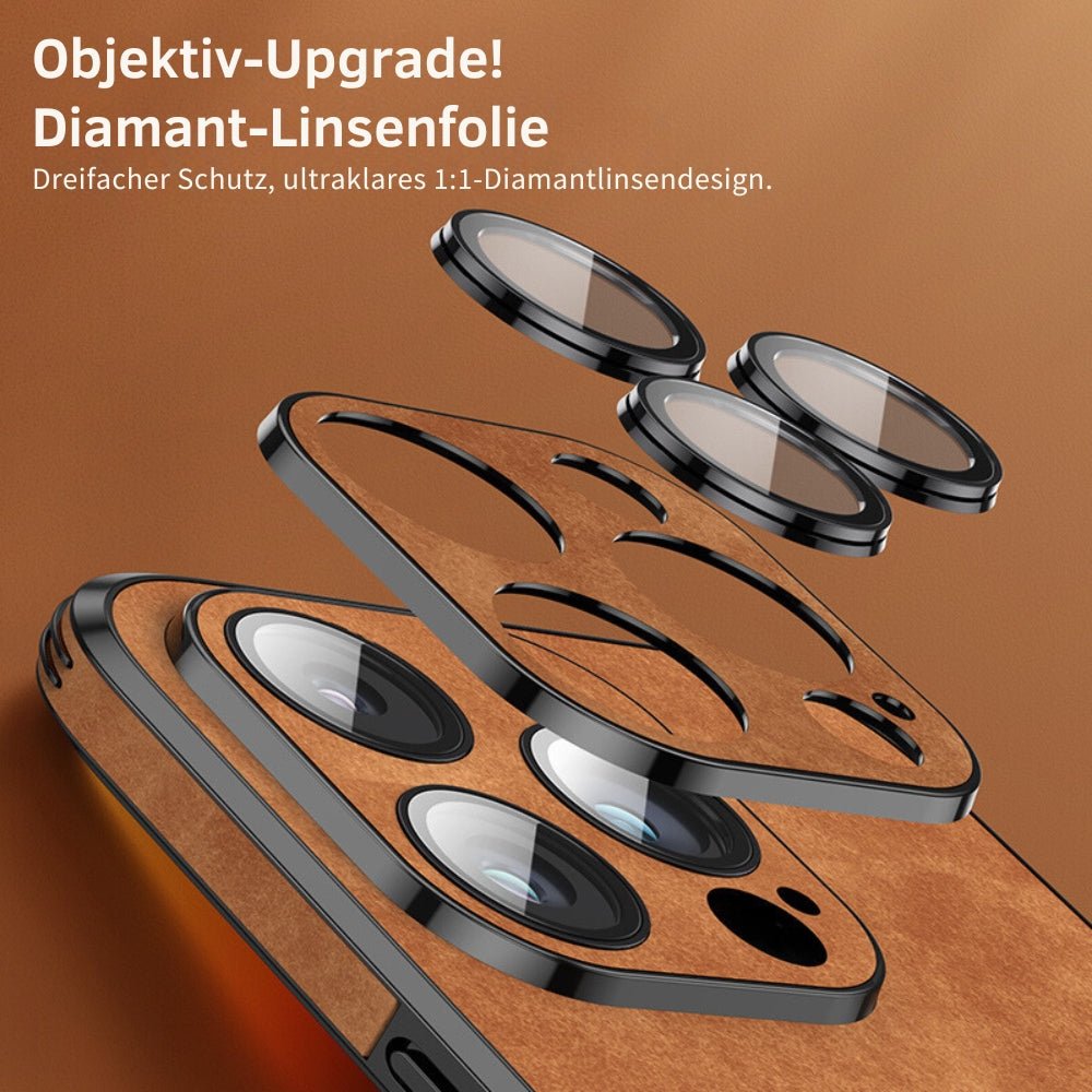 Emeja | LUXIGUARD LEREN – Luxe iPhone Hoes met Schokbescherming