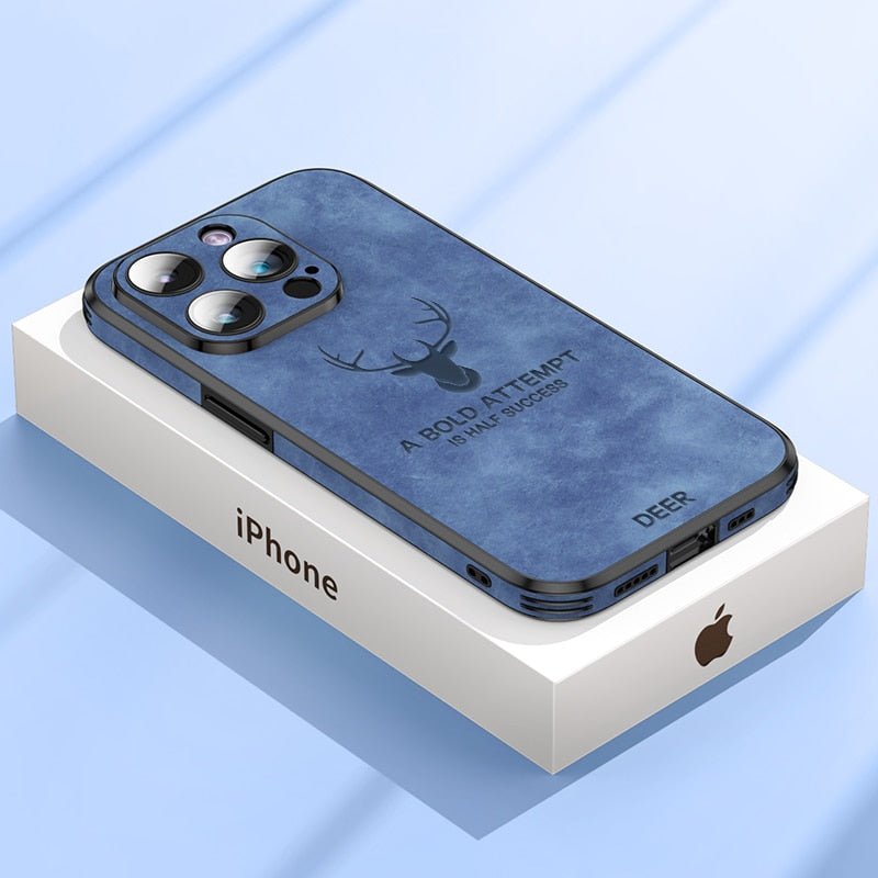 Emeja | LUXIGUARD LEREN – Luxe iPhone Hoes met Schokbescherming