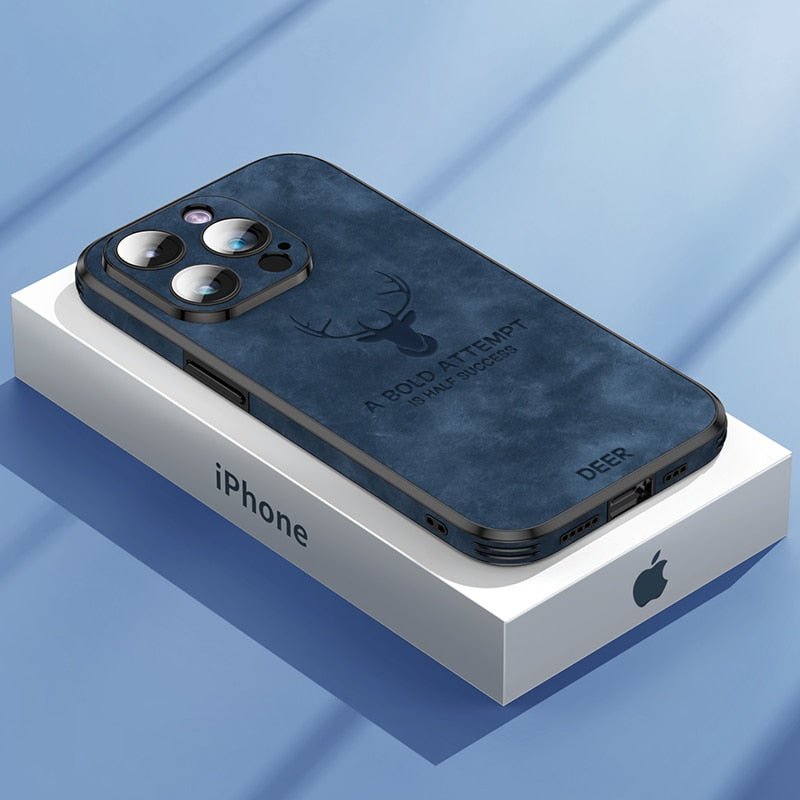 Emeja | LUXIGUARD LEREN – Luxe iPhone Hoes met Schokbescherming