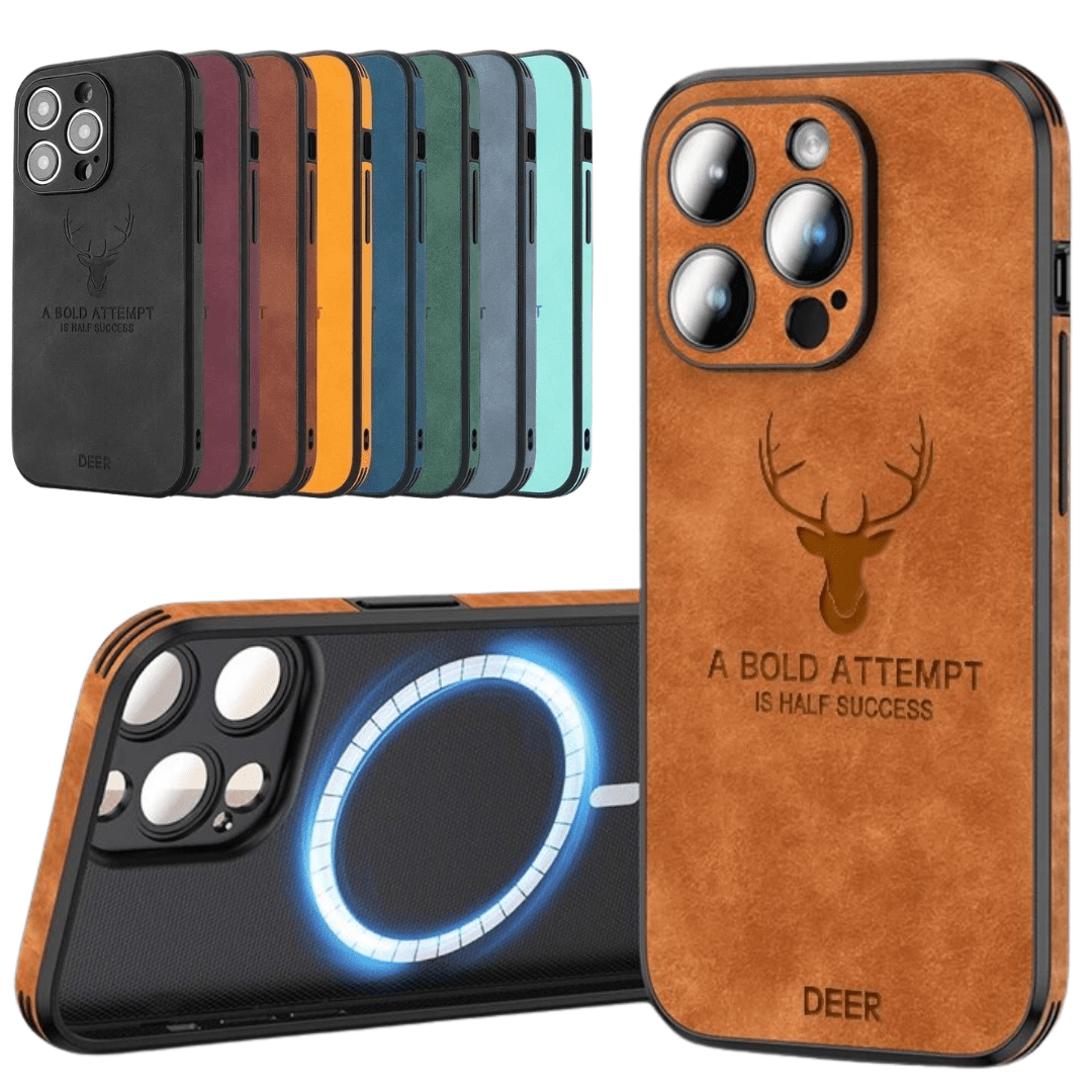 Emeja | LUXIGUARD LEREN – Luxe iPhone Hoes met Schokbescherming