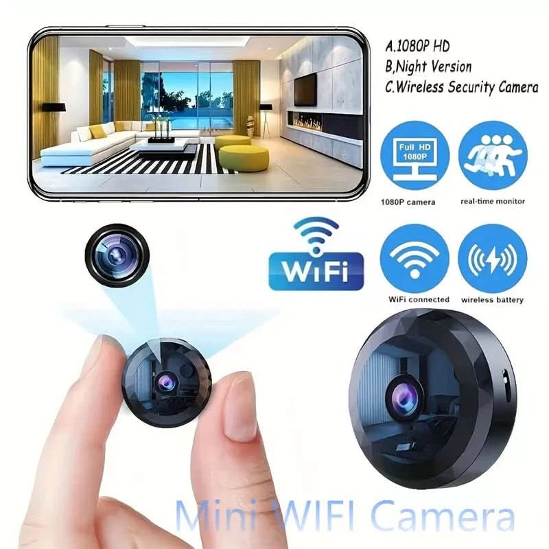 Emeja | Magnetische Mini WiFi Camera 1080P HD voor Discrete Bewaking