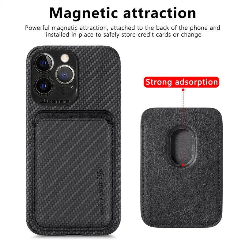 Emeja MagSafe Wallet Case - iPhone Hoesje & Portemonnee