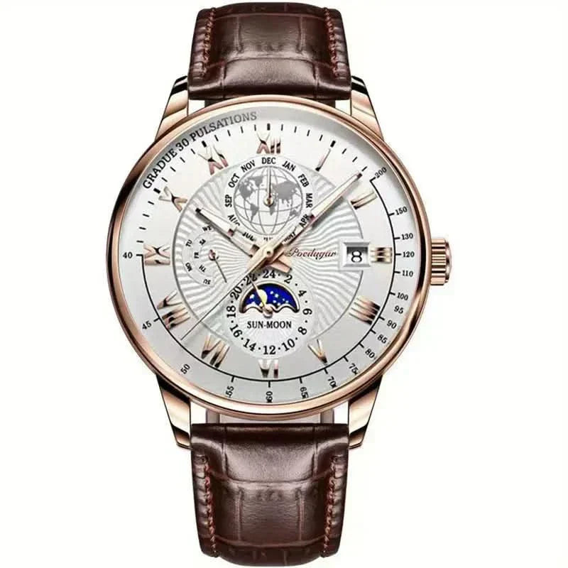 Emeja | Mechanisch Luxe Herenhorloge met Maanfase