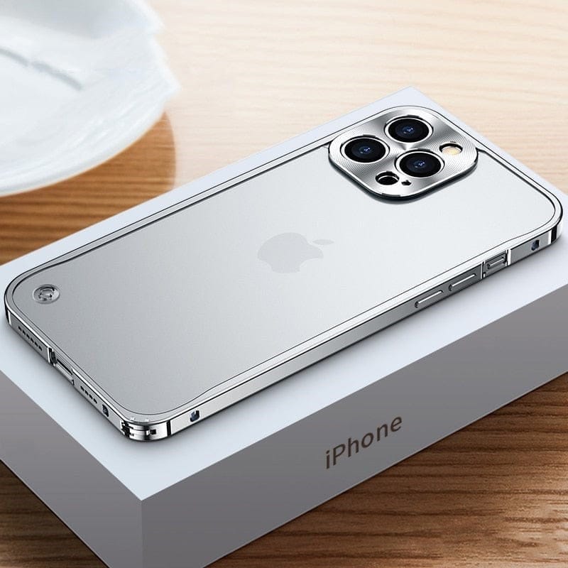 Emeja | Metalen Hoes iPhone - Aluminium