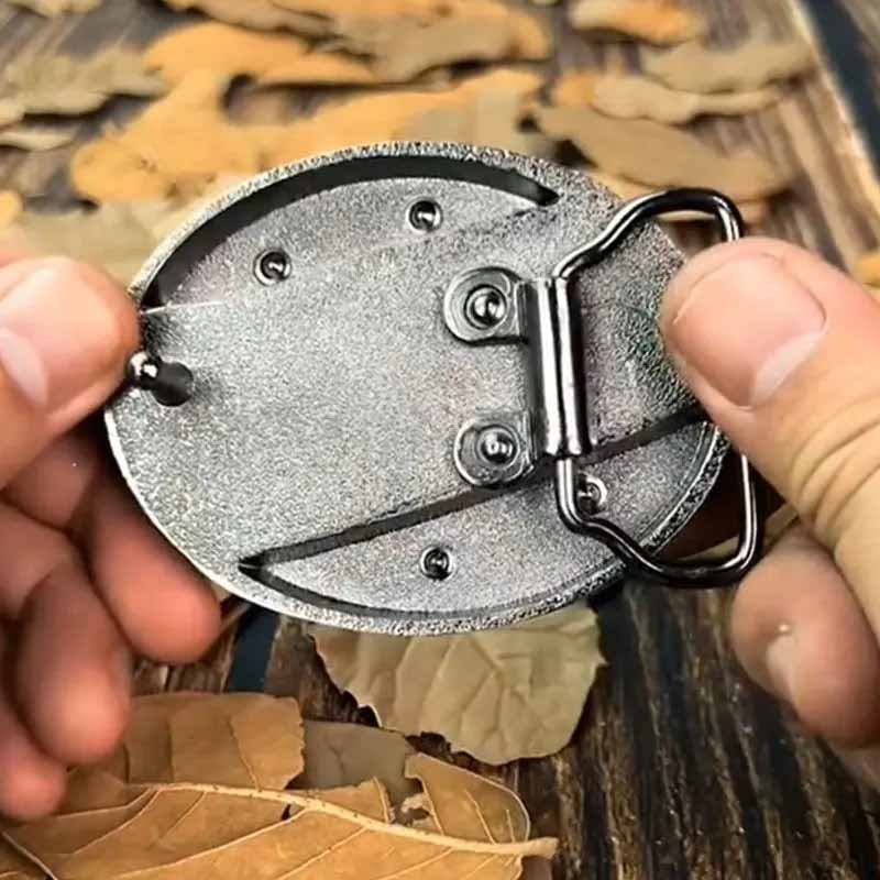 Emeja | Metalen Ovale Cowboys Gürtelschnalle
