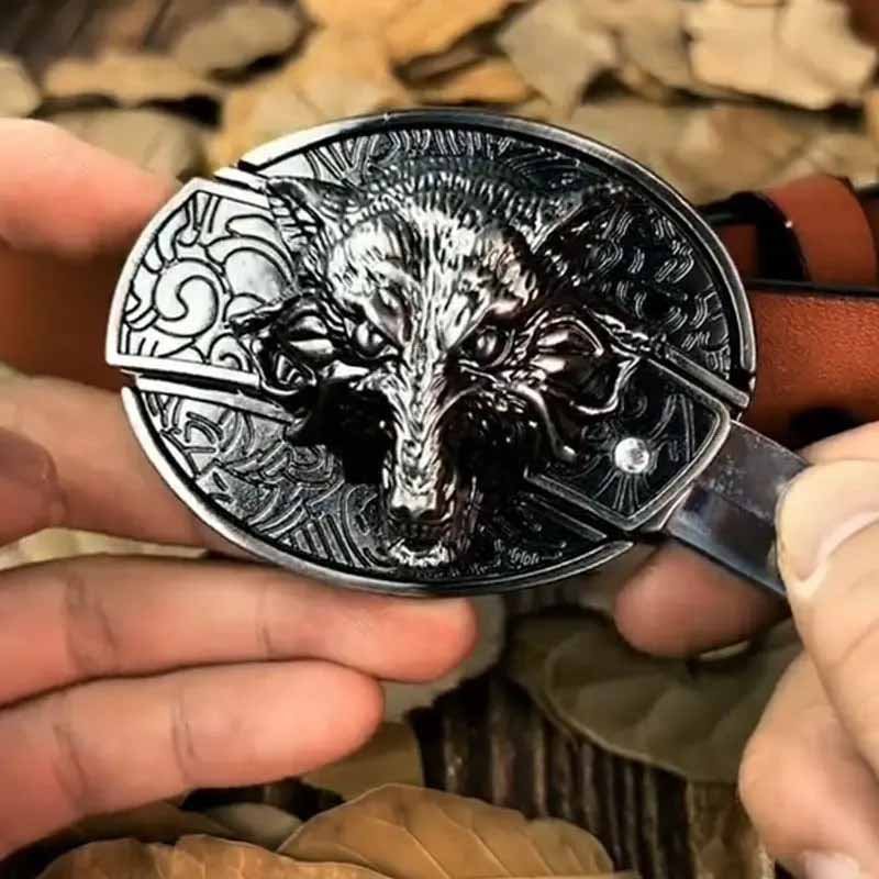 Emeja | Metalen Ovale Cowboys Gürtelschnalle