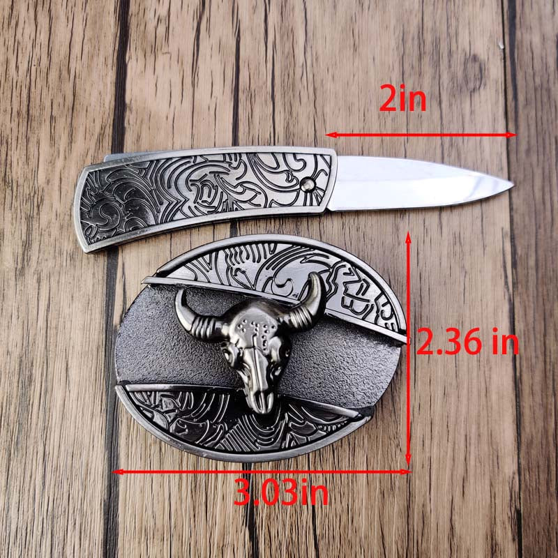 Emeja | Metalen Ovale Cowboys Riemgesp