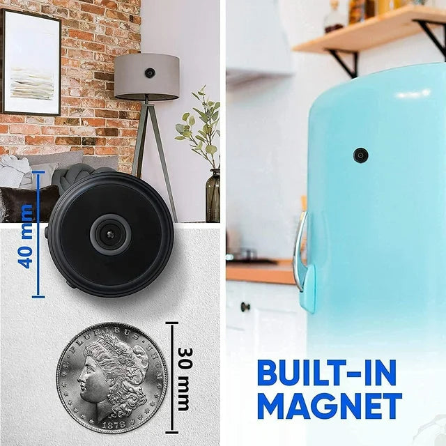 Emeja | Mini Draadloze Magnetische Camera met Audio en Video Live Stream