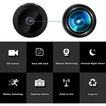 Emeja | Mini Draadloze Magnetische Camera met Audio en Video Live Stream