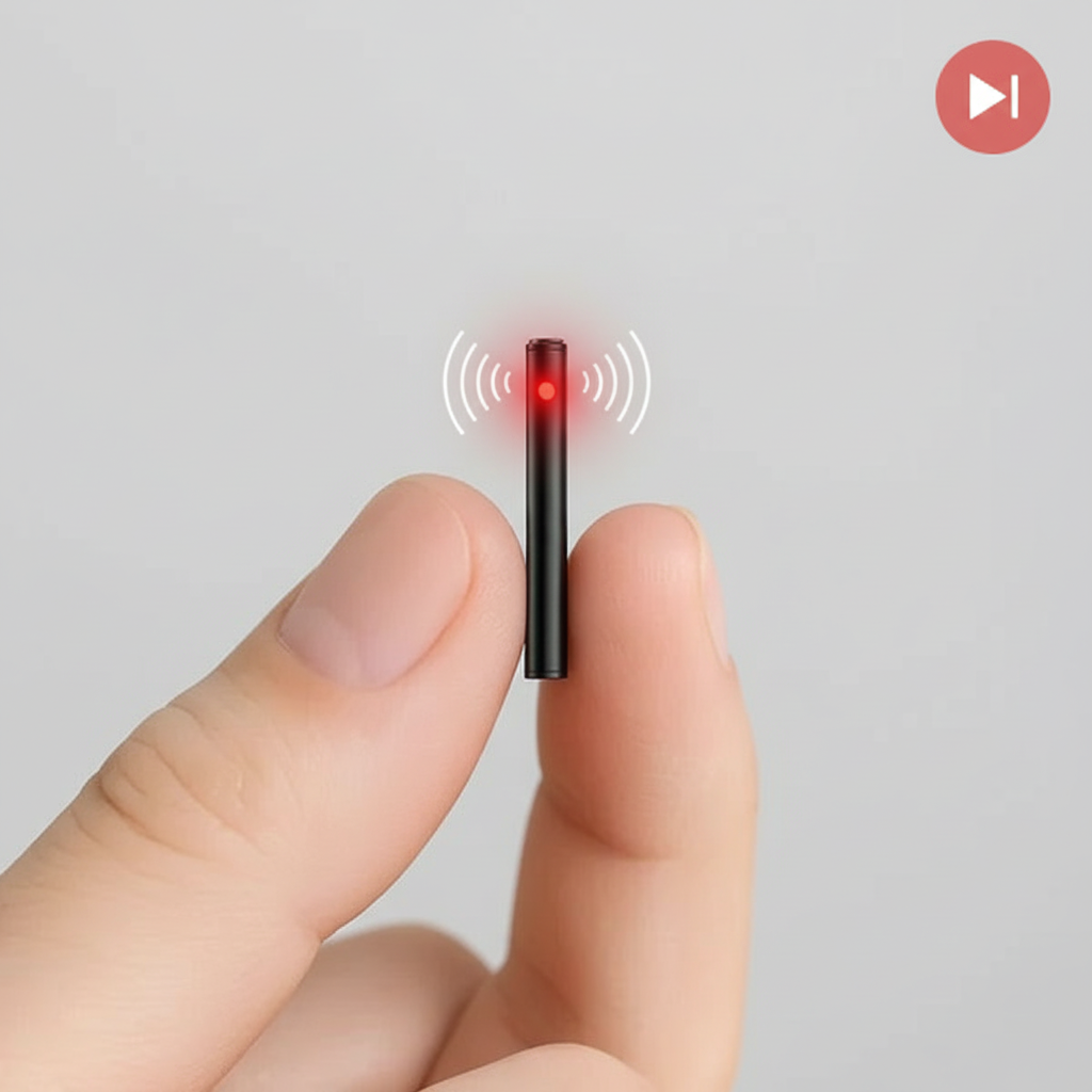Emeja | Miniatuur Voice Recorder – Klein, Discreet en Krachtig Audio-opnameapparaat | Perfect voor Stille Opnames en Spraakactivatie