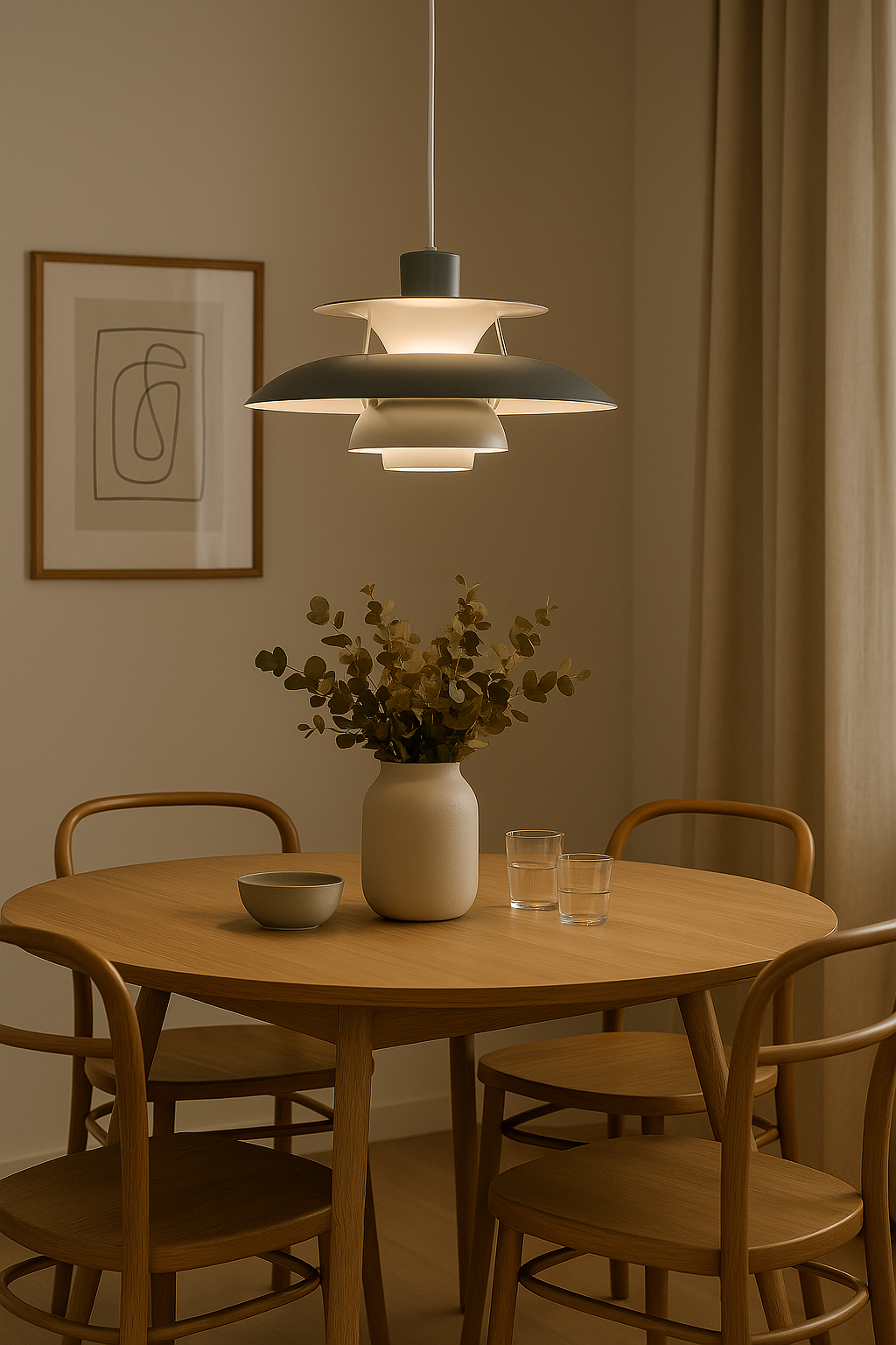 Emeja | Moderne LED Plafondlamp Rond – Dimbaar & Duurzaam – Stijlvolle Verlichting voor Woonkamer, Eetkamer & Kantoor