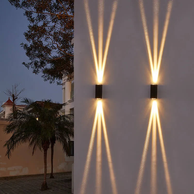 Emeja | Moderne Waterdichte LED Buitenwandlamp | Rechthoekig Op/Neer Aluminium Armatuur