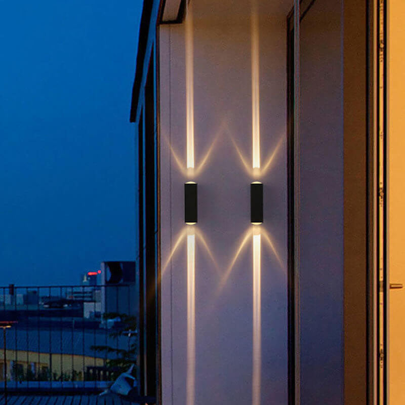 Emeja | Moderne Waterdichte LED Buitenwandlamp | Rechthoekig Op/Neer Aluminium Armatuur