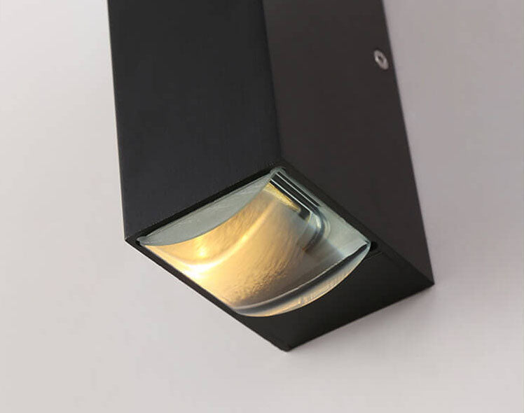 Emeja | Moderne Waterdichte LED Buitenwandlamp | Rechthoekig Op/Neer Aluminium Armatuur