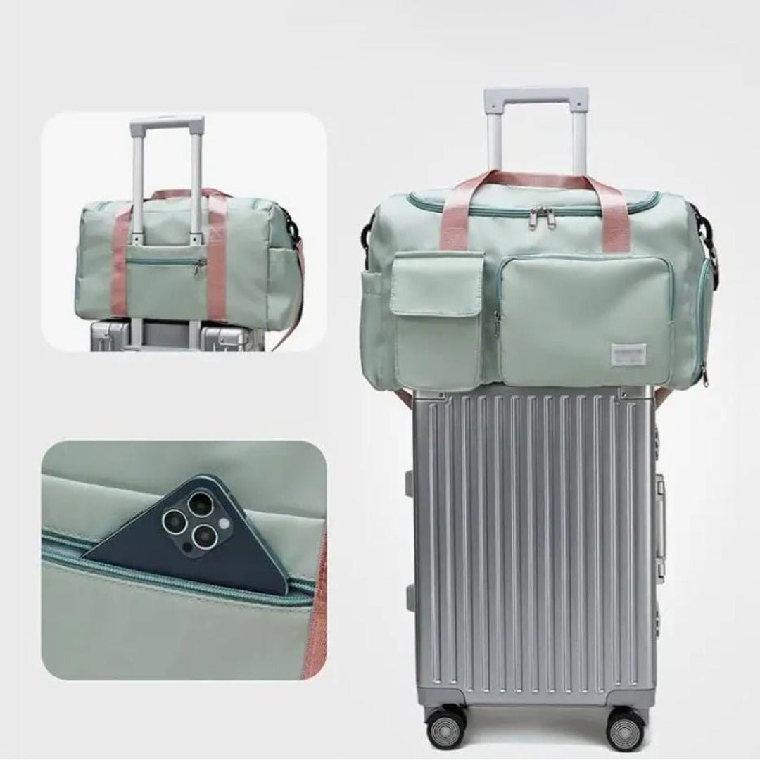 Emeja | Multi-Pocket Reisbagage, Sport- en Gymtas met Gescheiden Schoencompartiment